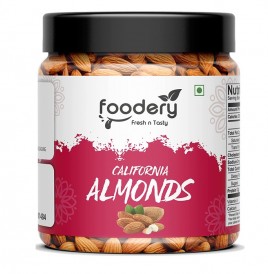 Foodery California Almonds   Plastic Jar  250 grams